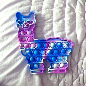 Multicolor llama pop it